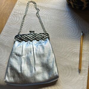 Vintage HL Harry Levine, silver evening bag
